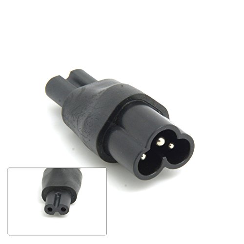 CY IEC 320 C6 Plug to C7 Receptacle Cloverleaf Power Supply Main Adapter Convertor
