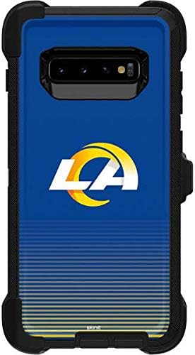 Skinit Decal Skin Compatible with OtterBox Defender Galaxy S10 - Officially Licensed NFL Los Angeles Rams Breakaway Design