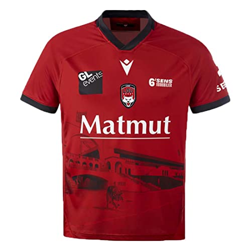 Maillot Lou Rugby Exterieur Macron Lyon pour les matchs officiels du club lyonnais