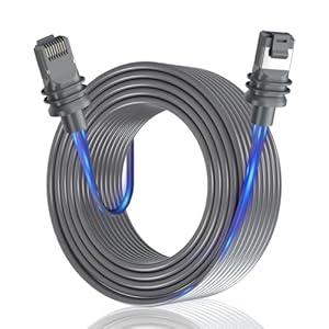 Starlink Cable Gen 3 100FT/30M | Starlink Mini Cable | Starlink Standard V3 Kit | Starlink Ethernet Cable | Compatible with Rectangular Satellite and Accessories | Waterproof Outdoor Grey