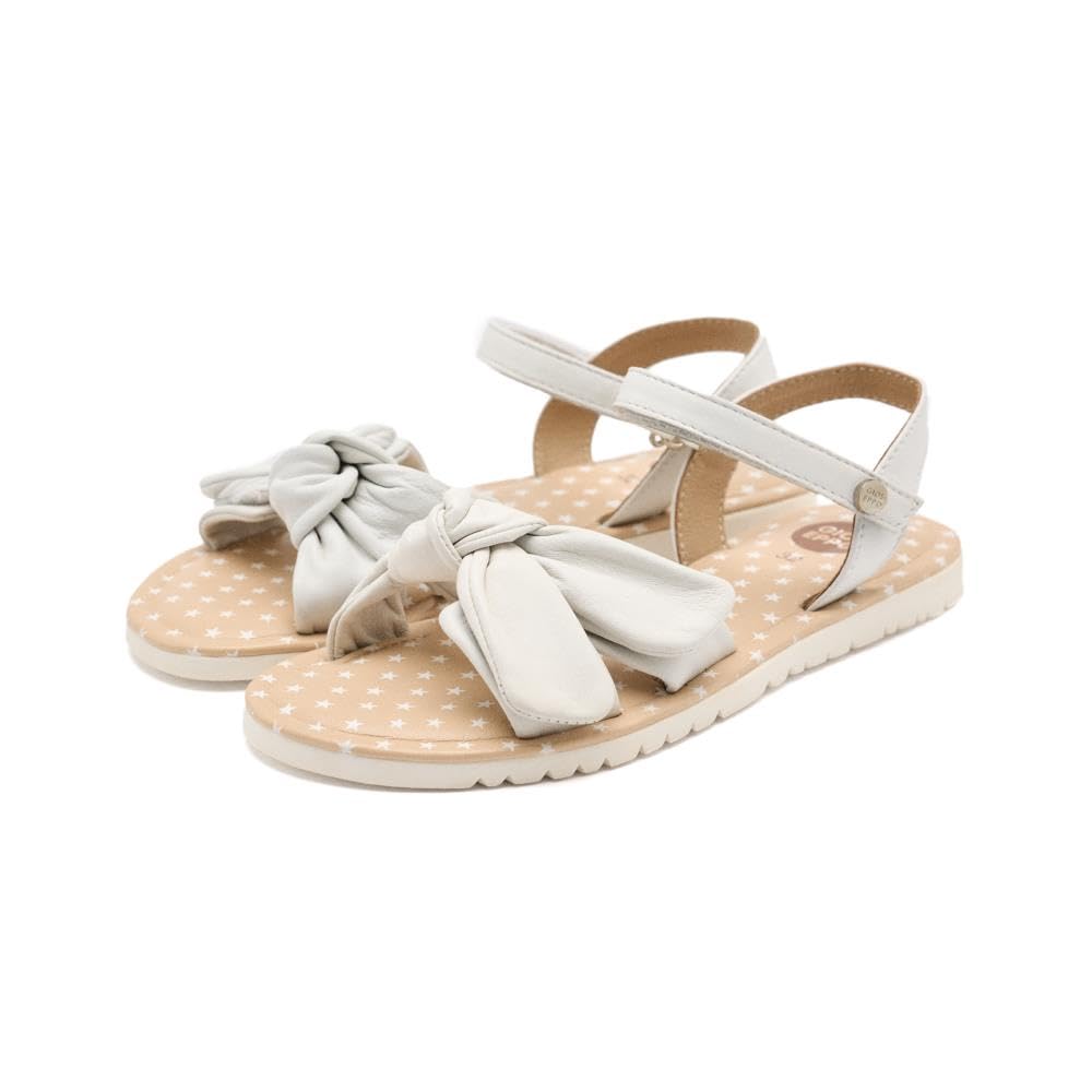 GIOSEPPO Wareham Flat Sandal, White, 5 UK