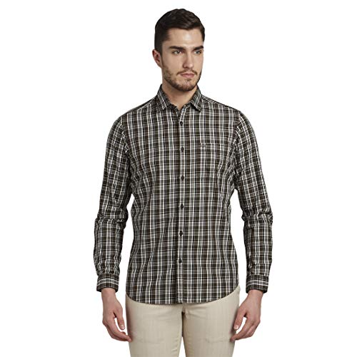 Image of Colorplus Men's Checkered Regular Fit Casual Shirt