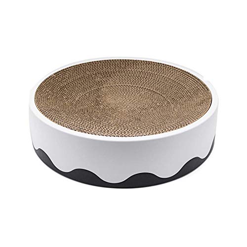 Jouet pour chat et planche à gratter noire pour l'entretien des griffes