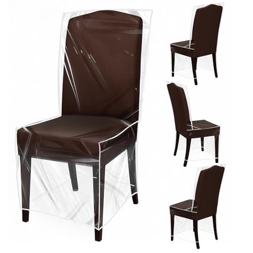 Housses de chaise imperméables pour protéger vos repas de famille en lot de 4