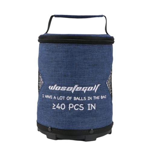 Bolsa para guardar bolas de golf de PVC azul para evitar pérdidas en el campo 6