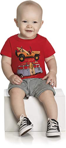Conjunto M. Malha Pent e Moletinho, WRK, Meninos, Tomato, 1