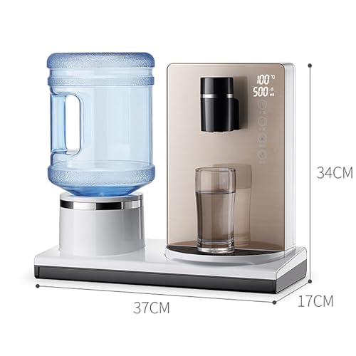 Distributore di acqua calda istantanea, macchina riscaldata da tavolo da 2200 W con blocco di sicurezza per bambini, 5 impostazioni di temperatura, 4 impostazioni di volume dell'acqua, per casa e