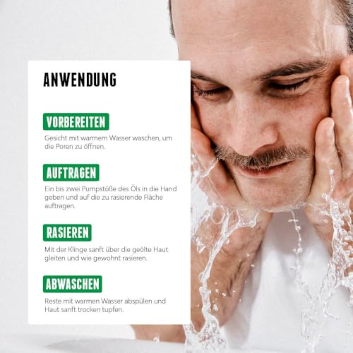 Brooklyn Soap Company, Precision Shaving Oil 30 ml - Rasieröl für die präzise Rasur von Konturen & Bart - Bartöl mit Rizinusöl & Menthol