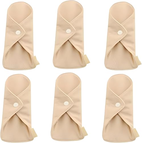 6-Pack Reusable Organic Cotton Panty Liners – 7.1