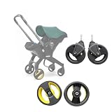 Replacement Wheels Compatible With DOONA, 1 Pair Front/Back Stroller Wheels with High-Speed Bearings, Durable...