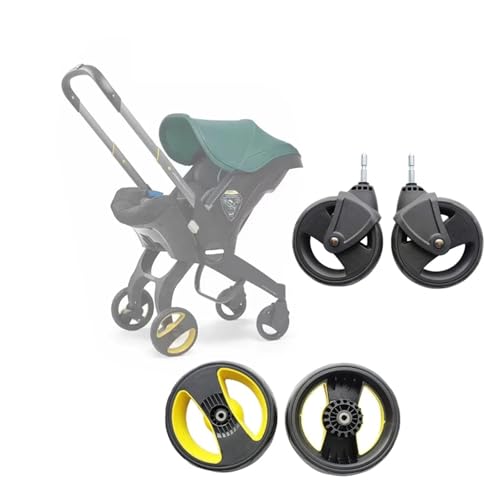 Replacement Wheels Compatible With DOONA, 1 Pair Front/Back Stroller Wheels