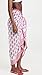 Playa Lucila Women's Border Print Sarong, Pink, One Size