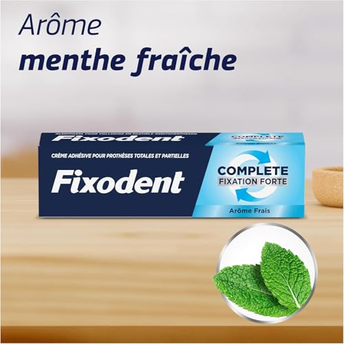 Crème fixative pour prothèses dentaires frais,70 g