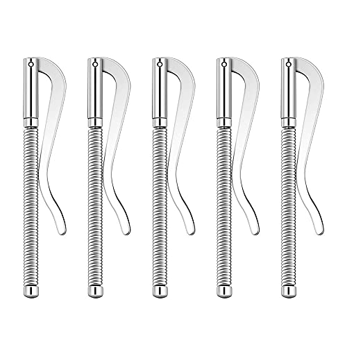 Wuta Money Clip 5 Pack Bar Credit Card Clip Organizers Clip Cash Holders Wallet Spring Clip (Silver) #TOP7