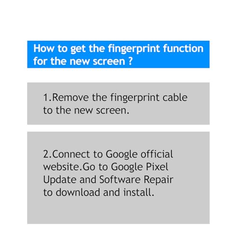 EFAITHLIFE for Google Pixel 6 Pro AMOLED Screen Replacement Display Touch Screen Display Assembly Repair Kits with Frame G8VOU GLUOG (Support Fingerprint Function,Fingerprint Cable Transfer Required) by EFAITHLIFE - Used condition - Image 8