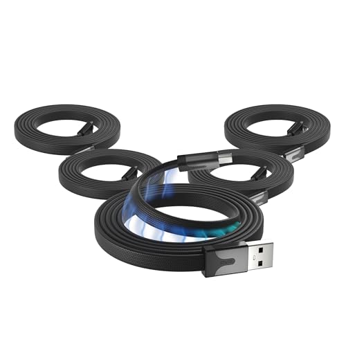 Statik MagStack Slim USB A to C Flat Coil Magnetic Charging Cable, 27W