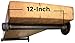 Industrial Pipe Shelf Brackets by DIY Cartel - Hardware Only. Perfect for: Custom Shelves, Floating shelves, and Industrial / Vintage Pipe Furnitire - Industrial Quality - 2 Pack (12 - Inch)