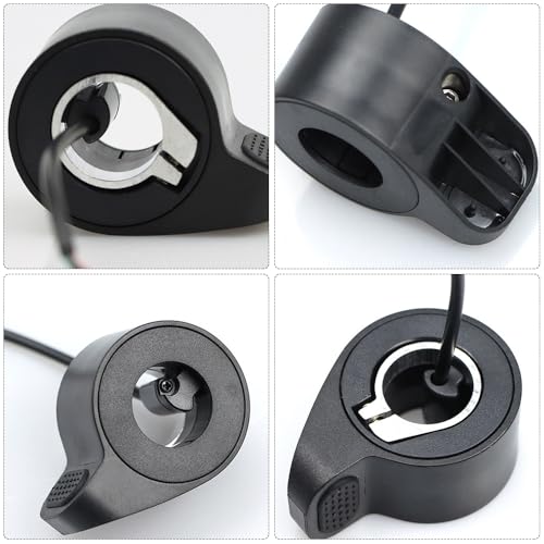 mizikuu 2 sztuki gazu na kciuk, do skutera elektrycznego, antypoślizgowa, wodoszczelna, do Xiaomi M365, kolor czarny