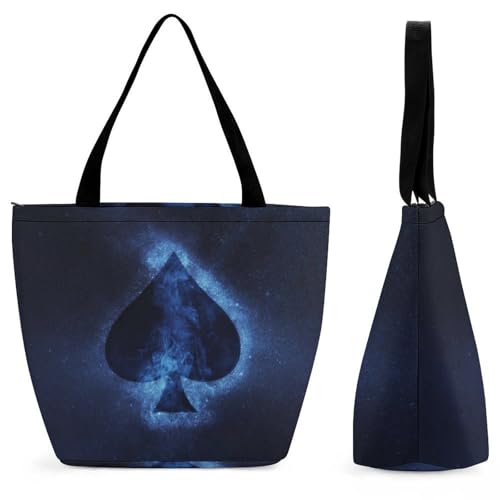 Sac à main femme carte à jouer : l'accessoire de voyage audacieux et sac shopping original