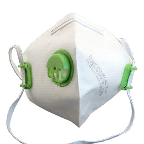 Preisvergleich Produktbild 1x Atemschutzmaske FFP3 NR D Schutzklasse mit Ventil / Staubmaske / Feinstaubmaske Atemmaske / Mundschutz von OXYLINE