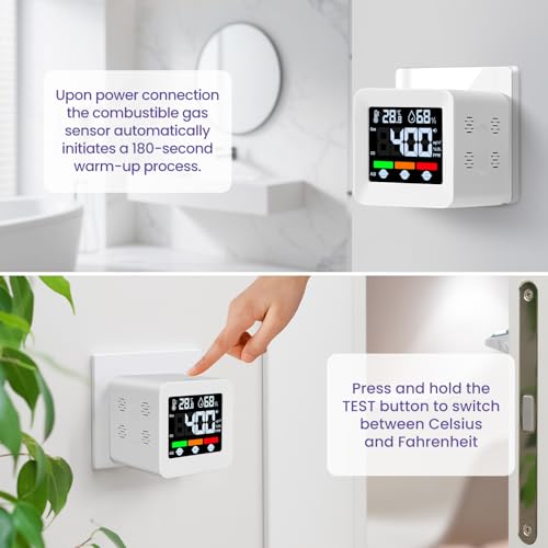 NEXUS SENSUS Plug-in 4-in-1 Gas & CO Detector - Image 9