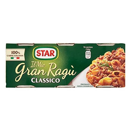 Star Gran Ragù Di Carne Classico, 3 X 100g, 300 Grammo