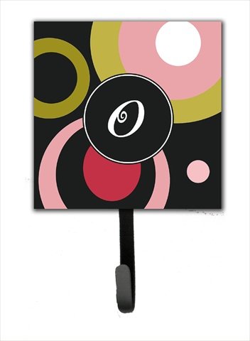 Monogram - Retro in Black Leash Holder Or Key Hook