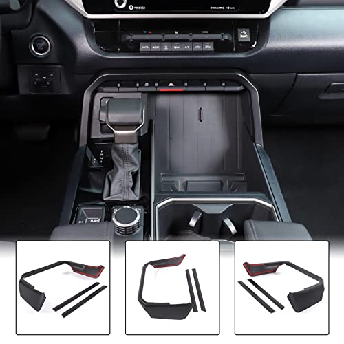 Aunginsy Center Console Gear Box Shift Panel Trim Cover Compatible with Toyota Tundra/Sequoia 2022-2026, Car Central Control Gear Shifter Side Panel Protective Strip Decorative Frame ABS Accessories by Aunginsy - Used condition - Image 6