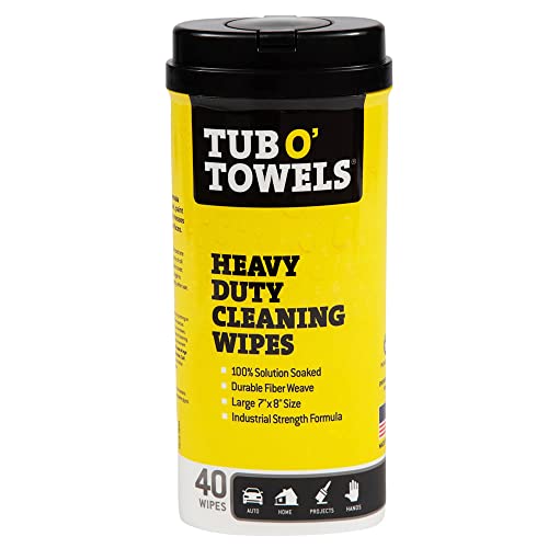 Tub O' Towels Heavy-Duty Multi-Surface Cleaning Wipes, 7