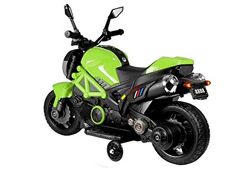 Faro delantero LED verde GTM1188 para motocicleta, 1 x 35 W