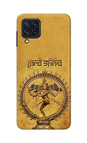 Image of PRINTFIDAA Lord Shiva As Nataraj Printed Designer Hard Case for Samsung Galaxy F22 (4G) Back Cover -(e) RPM1004