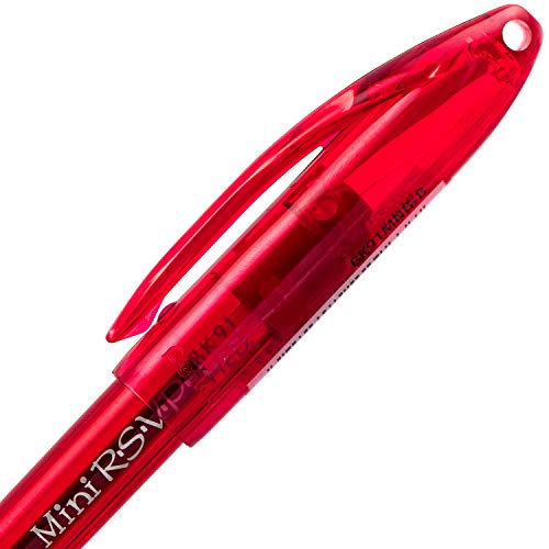 Pentel Rsvp Mini Ballpoint Pen, (1.0Mm) Medium Line, Red Ink, 12 Pack (Bk91Mnb-B) #TOP3