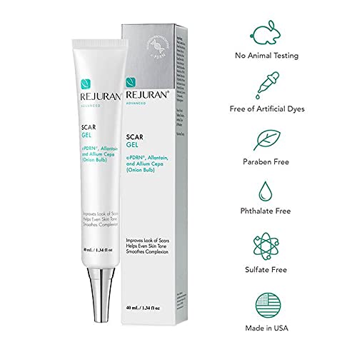Rejuran® Advanced Scar Gel – Clinical-Grade Formula With C-Pdrn®, Hyaluronic Acid – For New And Old Scars, Surgical Scars, Acne Scars #TOP2