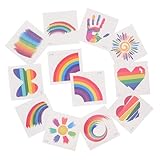 SHERCHPRY 24Piezas Pegatinas Arco para Celebraciones Gay Pride Impermeables para Decoraciones Creativas para Fiestas