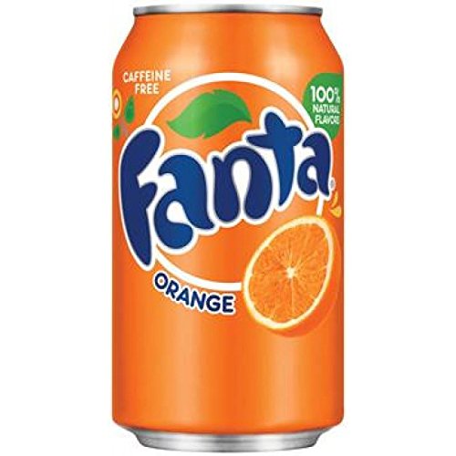Fanta Lata de naranja - Caja de 24 ct