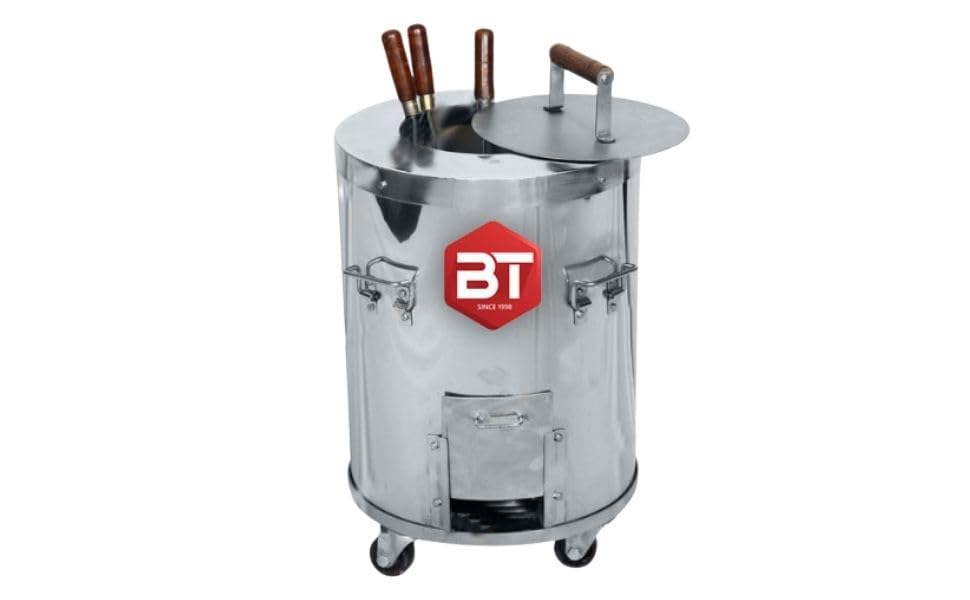 Bajrangi Tandoors Pvt. Ltd. | Stainless Steel Mirror Finishing Tandoor | Tandoor use for Hotels, Restaurants, Catering Events and Commercial Kitchens (SS1)-image-35