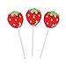 Fun Express - Strawberry Sucker for Birthday - Edibles - Sucker & Pop - Suckers & Lollipops - Birthday - 12 Pieces