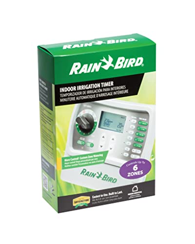 Rain Bird Sst600In Simple-To-Set Indoor Sprinkler/Irrigation System Timer/Controller, 6-Zone/Station (This New/Improved Model Replaces Sst600I) #TOP3