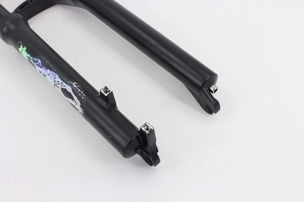 Widelec rowerowy 26" 27,5" 29" MTB pneumatyczny hamulec tarczowy rower do obsługi ręcznej rura kierownicy 110 mm skok sprężyny QR