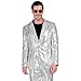 W WIDMANN MILANO Party Fashion - Party Fashion Men's Sequin Disco Fever Costume Jacket