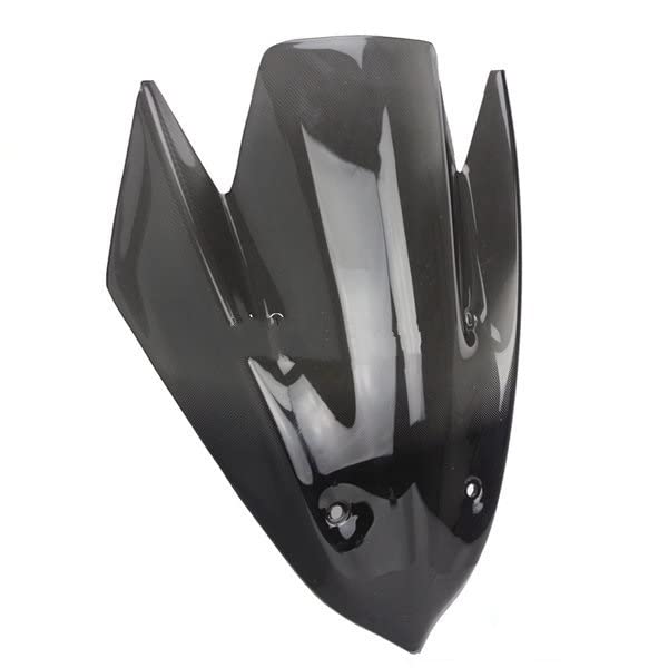 Pare-brise Déflecteur Moto Pour Kawasaki Z1000 (2010-2013) - Noir ABS - Double Bulle, Protection Vent Et Débris