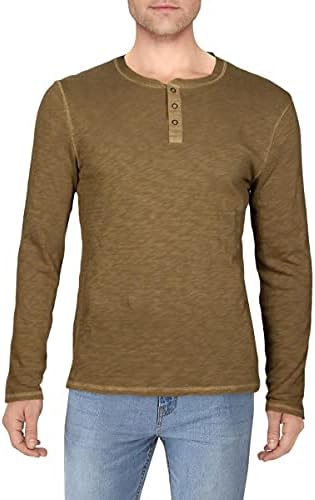 Long Sleeve Henley Shirt 