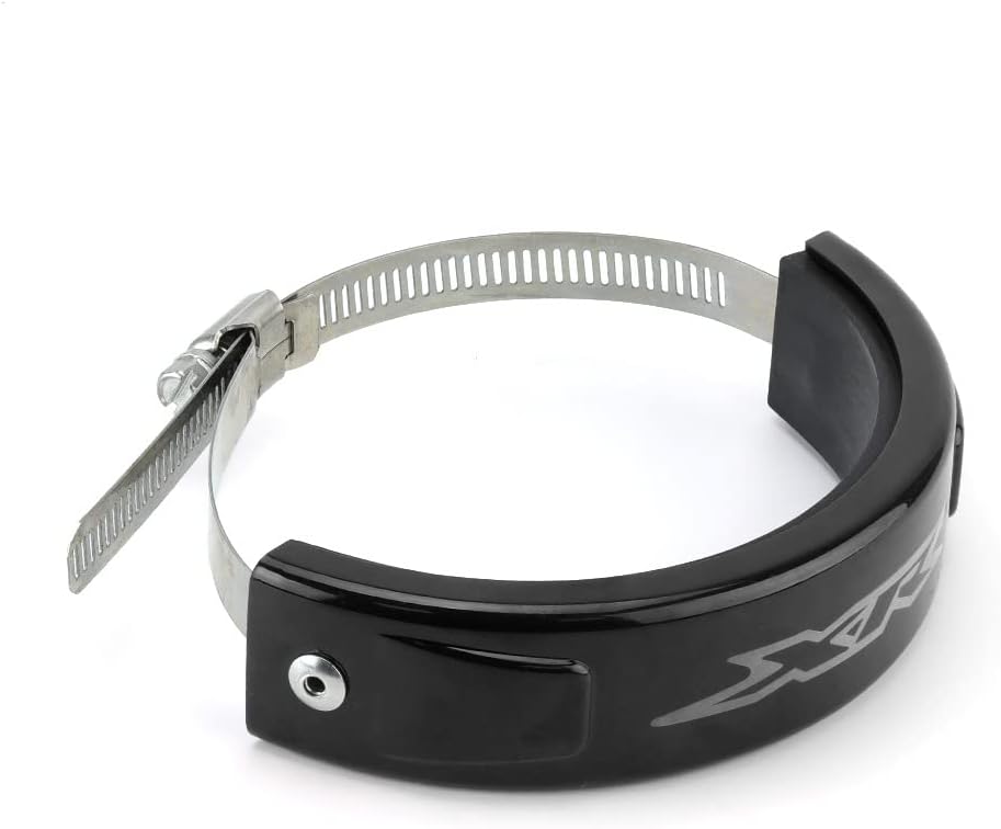 Motorcycle XR Exhaust Muffler Protector Ring Cover exhaust pipe anti-scald protector for Honda XR 250R 400R 600R 650R 650L Universal Accessories (Black)