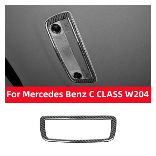 Cubierta de luces de lectura traseras coche Clase C W204 2007-2013 moldura techo 3