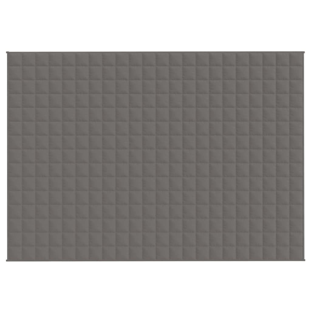Coperta Ponderata Grigia 155x220 cm 7 kg Tessuto,Biancheria,Lenzuola e Coperte,Coperte-350776