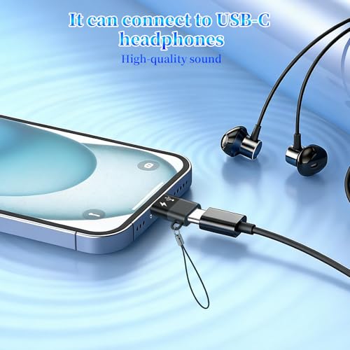 USB C to Lighting OTG Audio Adapter for Connecting DJI Mic Mini to iPhone 14 13 12 11 Smartphone/PC/Mac Connector Accessories Wireless Microphone Receiver-(Type C to Lighting) (2) by Littlefixer - Image 9