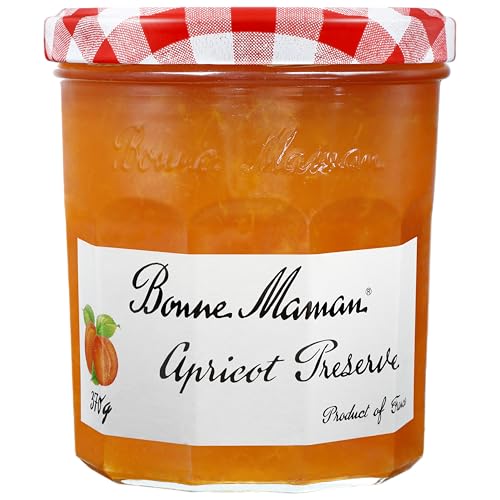 Image of Bonne Maman Apricot Preserve Marmalade Fruit Jam, 13 oz ℮ 370 g