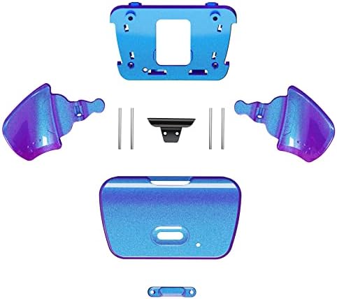 eXtremeRate Turn RISE to RISE4 Kit Redesigned Solid Black K1 K2 K3 K4 Back Buttons Housing & Remap PCB Board for PS5 Controller RISE & RISE4 Remap kit - Controller & Other Accessories NOT Included