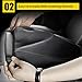 AOMSAZTO Armrest Covers for Corolla 2014-2019 Black Console Cushion for Corolla