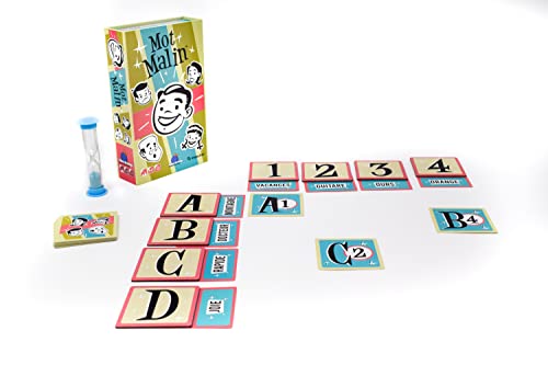 Blue Orange - Mot Malin - Jeu de Société Coopératif - Jeu Primé - Jeu de Carte Créatif et Original - De 2 à 6 Joueurs - A Partir de 7 Ans